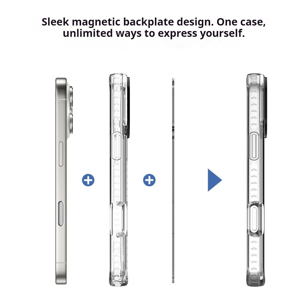 手机壳1 MagSafe Clear Magnetic Base Case(Transparent Frame)